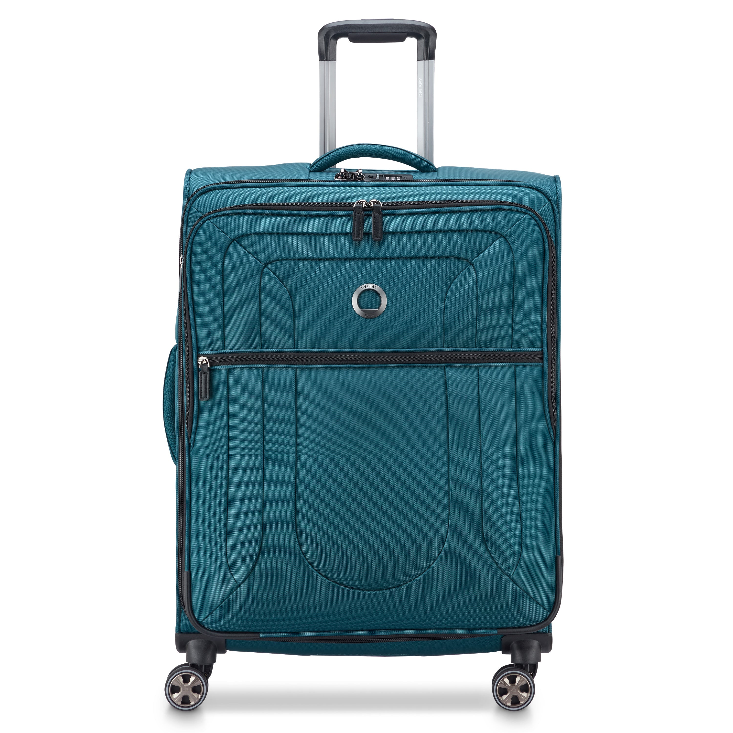 SHADOW DLX| Expandable Medium Suitcase Check-In 70 CM TEAL BLUE