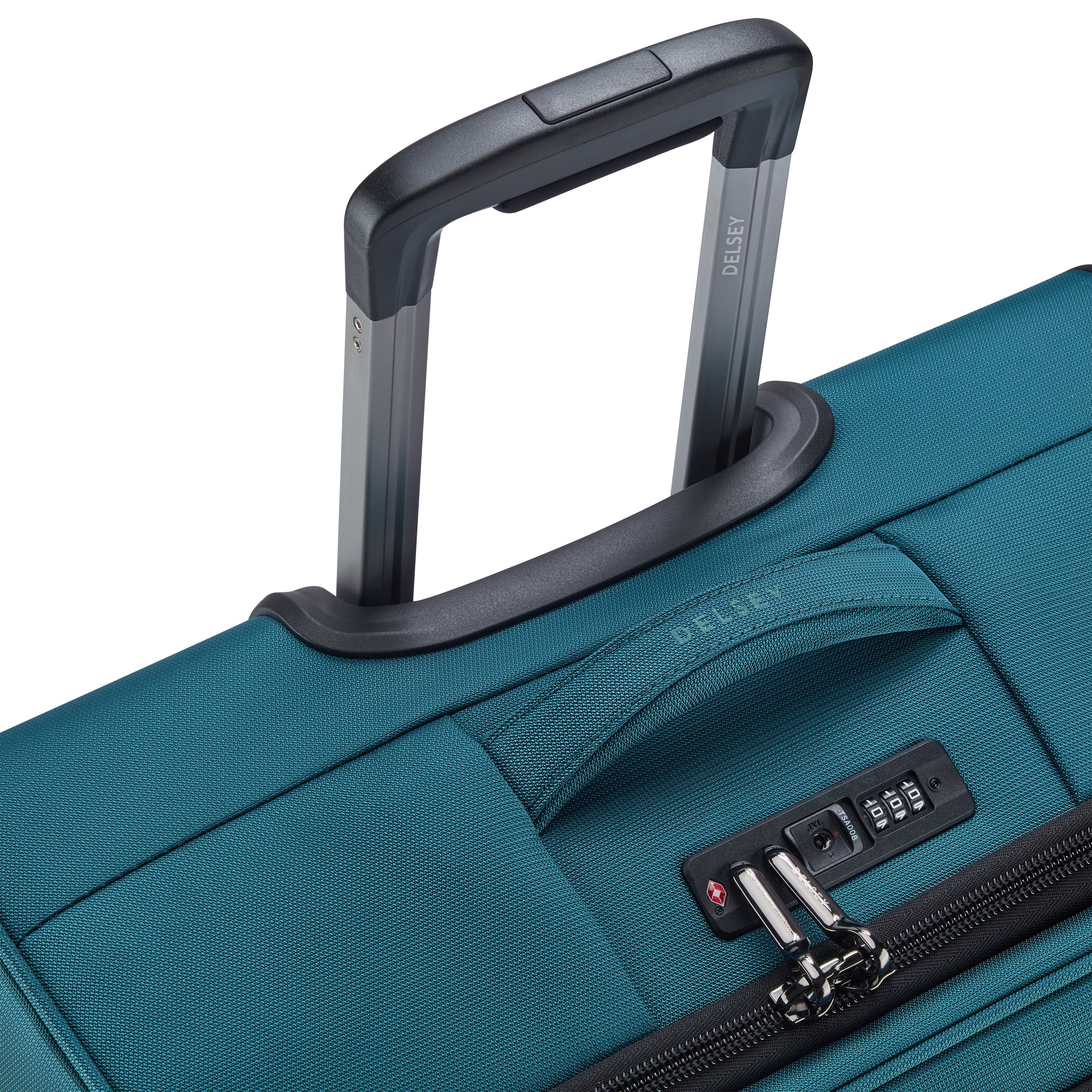 SHADOW DLX| Expandable Medium Suitcase Check-In 70 CM TEAL BLUE