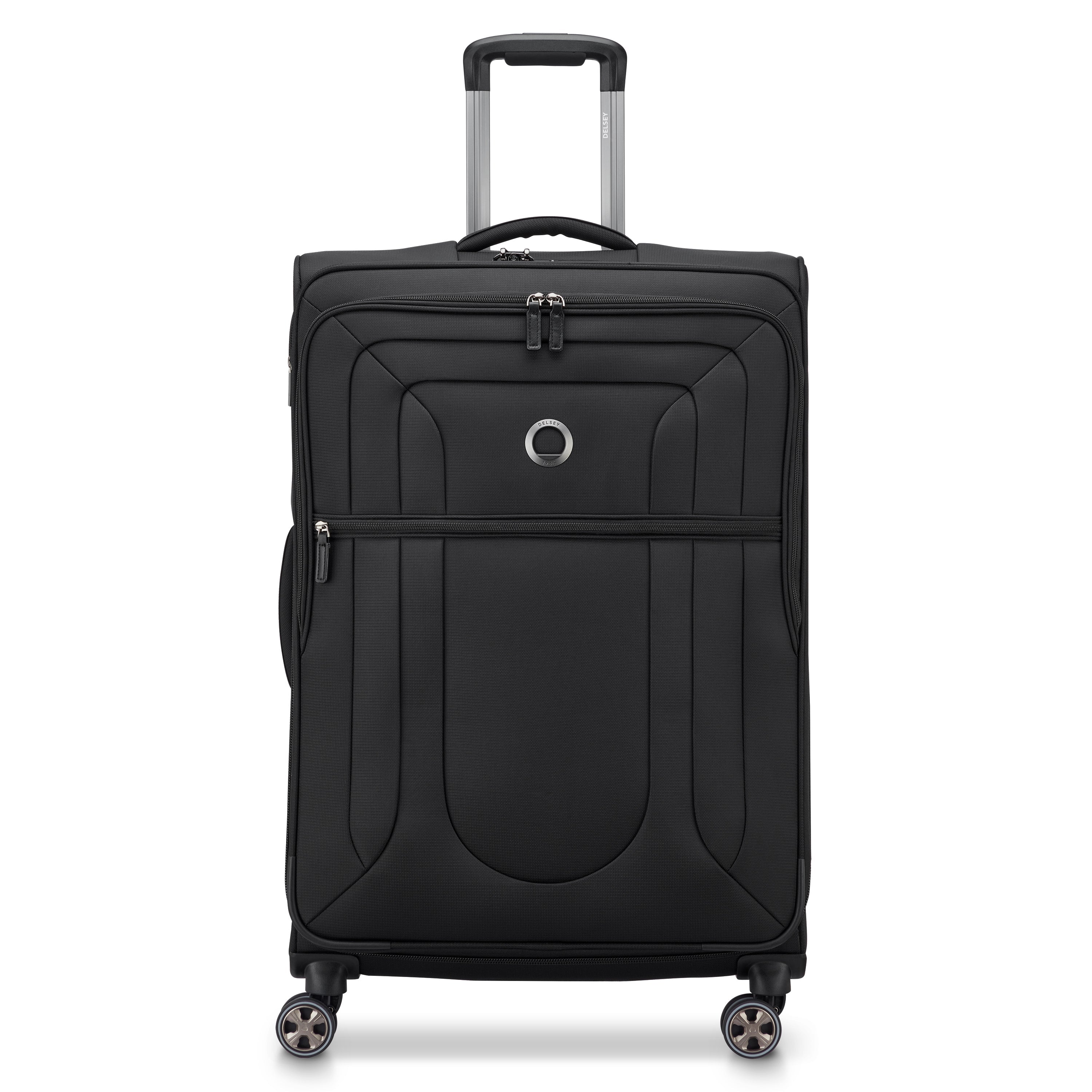 SHADOW DLX| Expandable Large Suitcase Check-In 76 CM BLACK