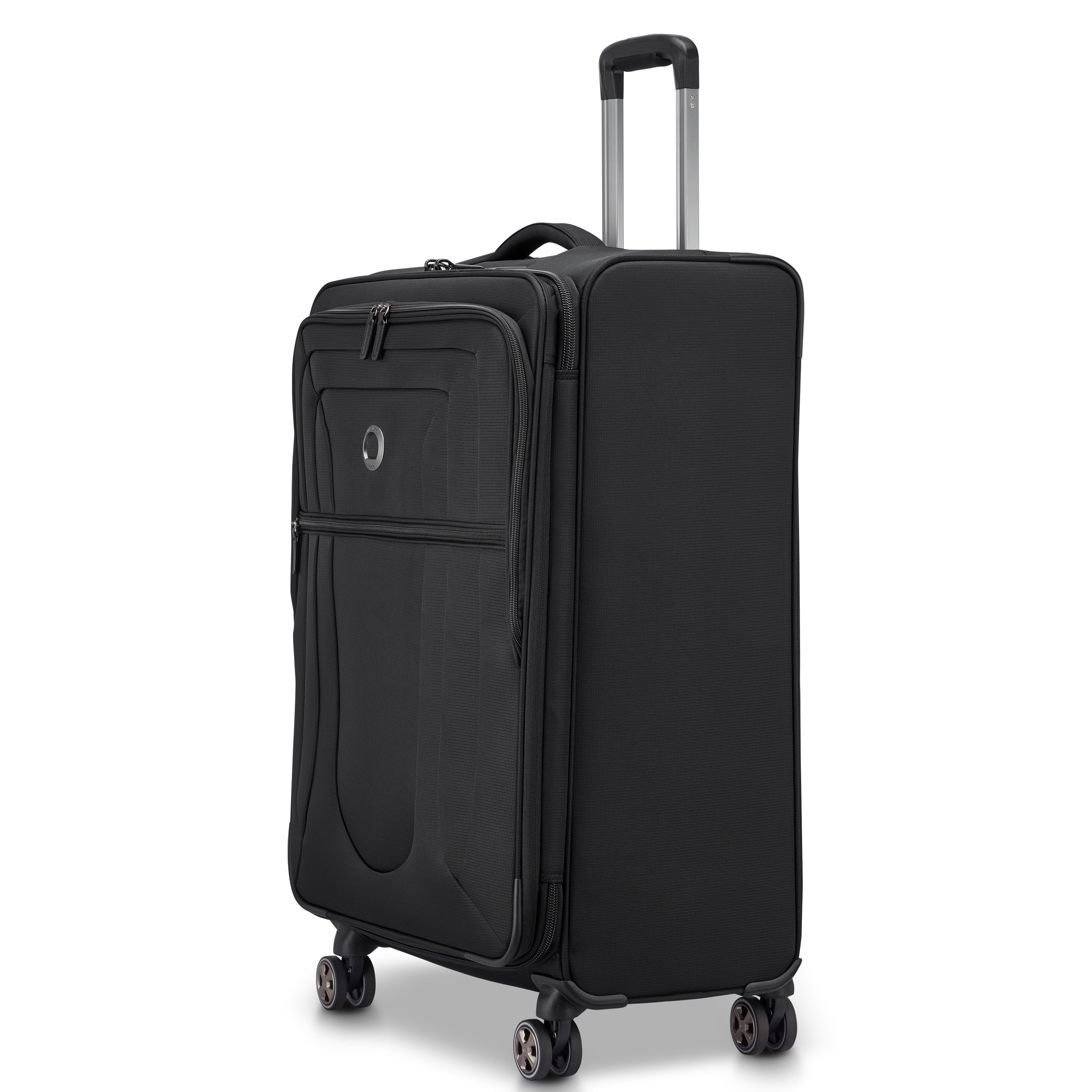 SHADOW DLX| Expandable Large Suitcase Check-In 76 CM BLACK