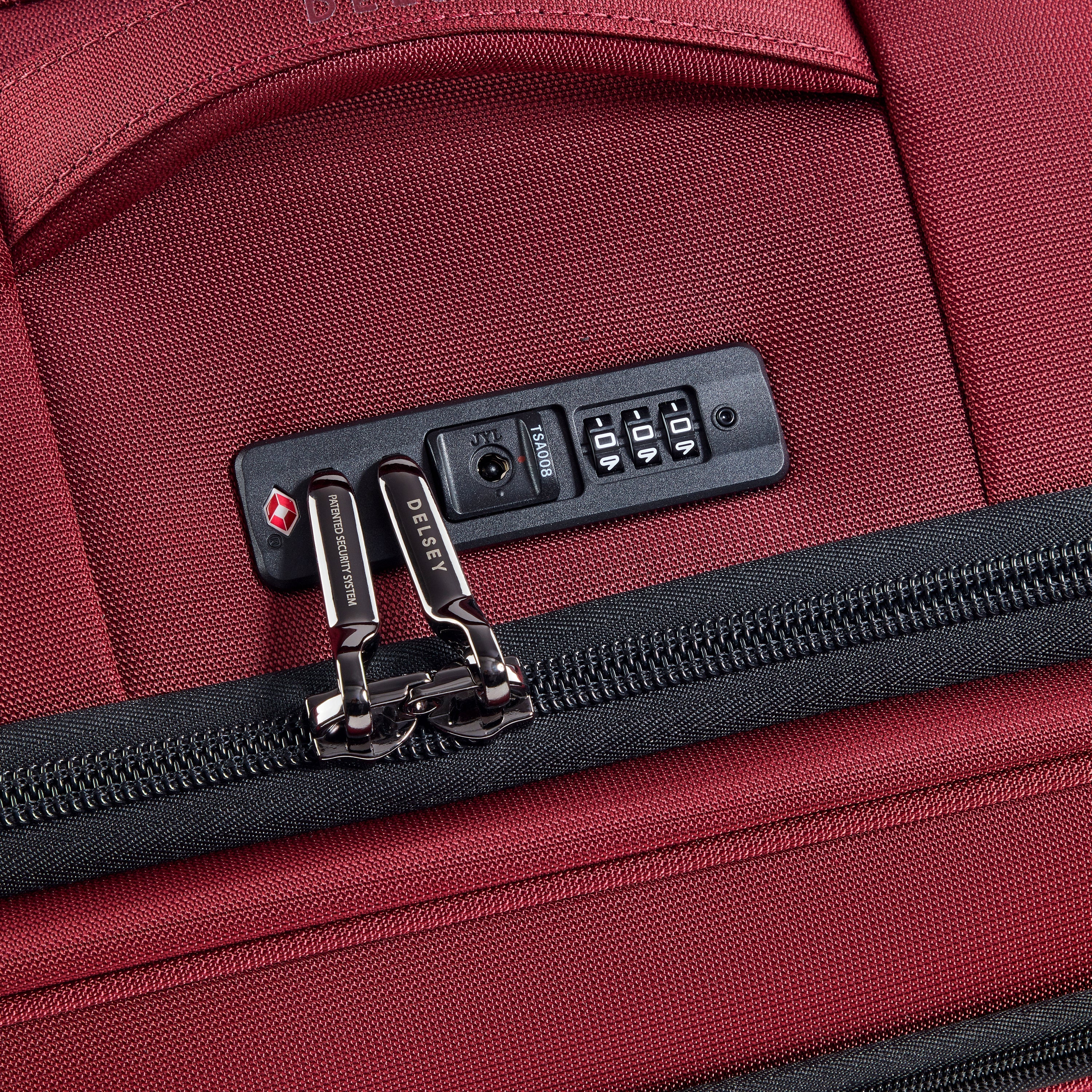 SHADOW DLX| Expandable Extra Large Suitcase Check-In 82 CM BURGUNDY