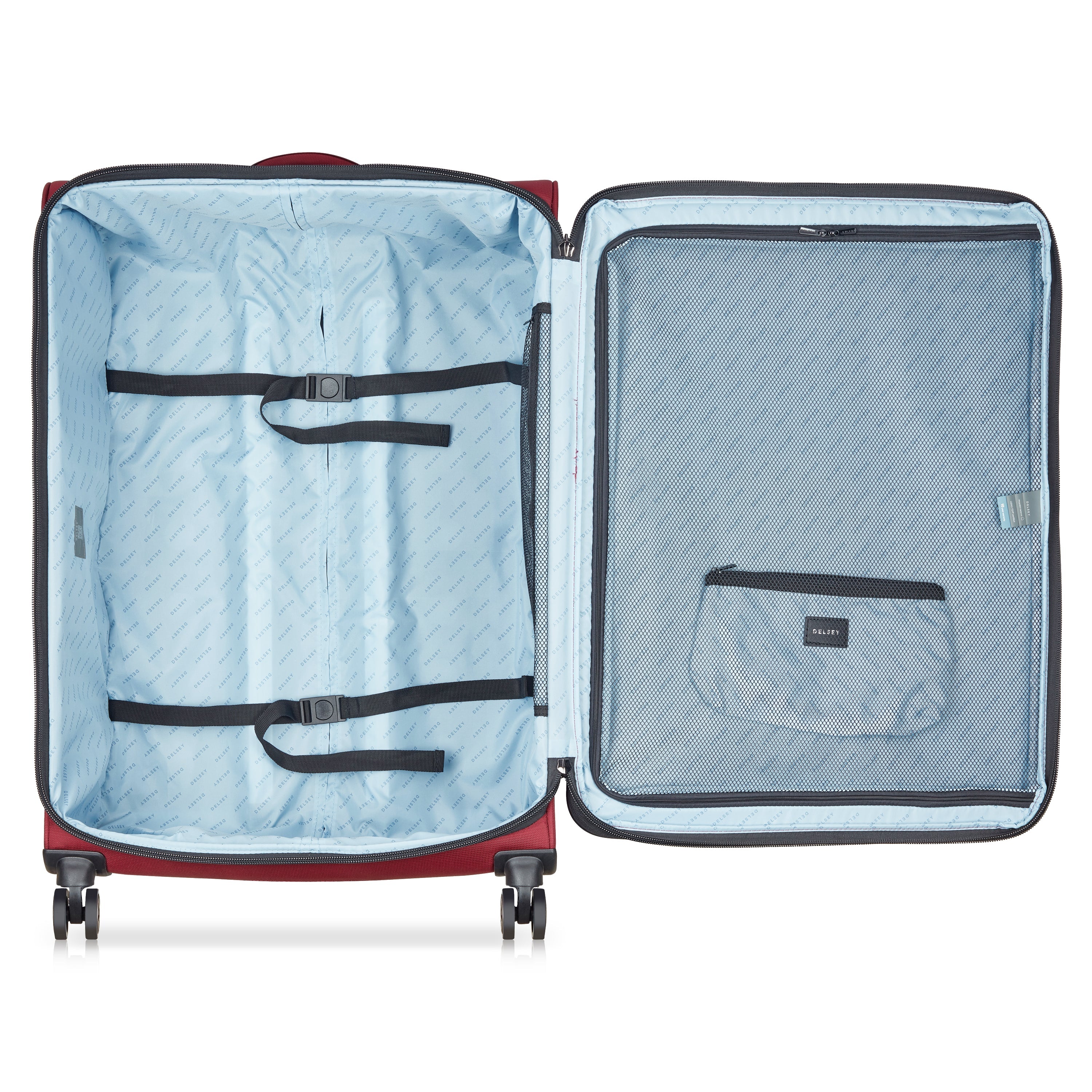 SHADOW DLX| Expandable Extra Large Suitcase Check-In 82 CM BURGUNDY