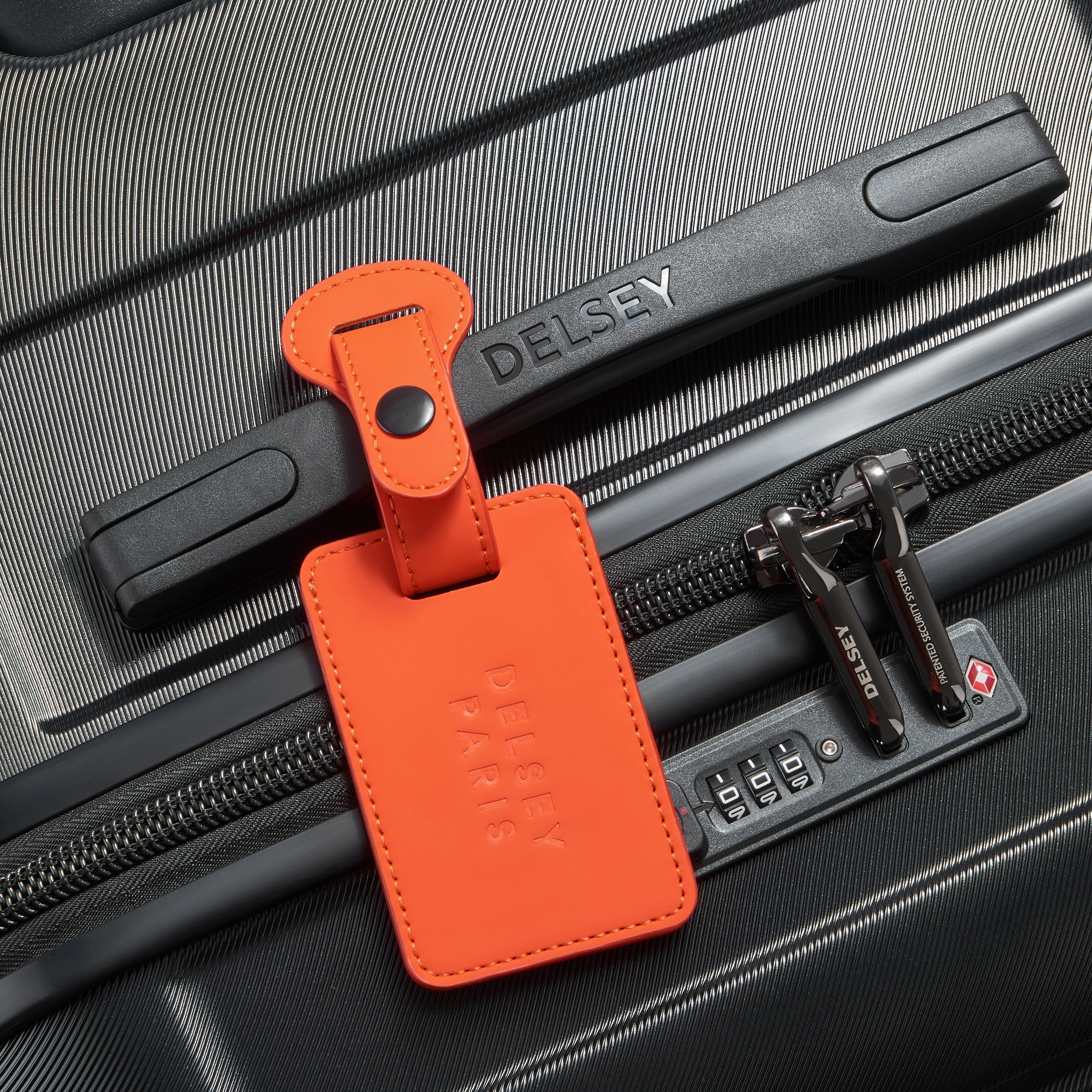 TRAVEL ACCESSORIES| Porte Étiquette ORANGE