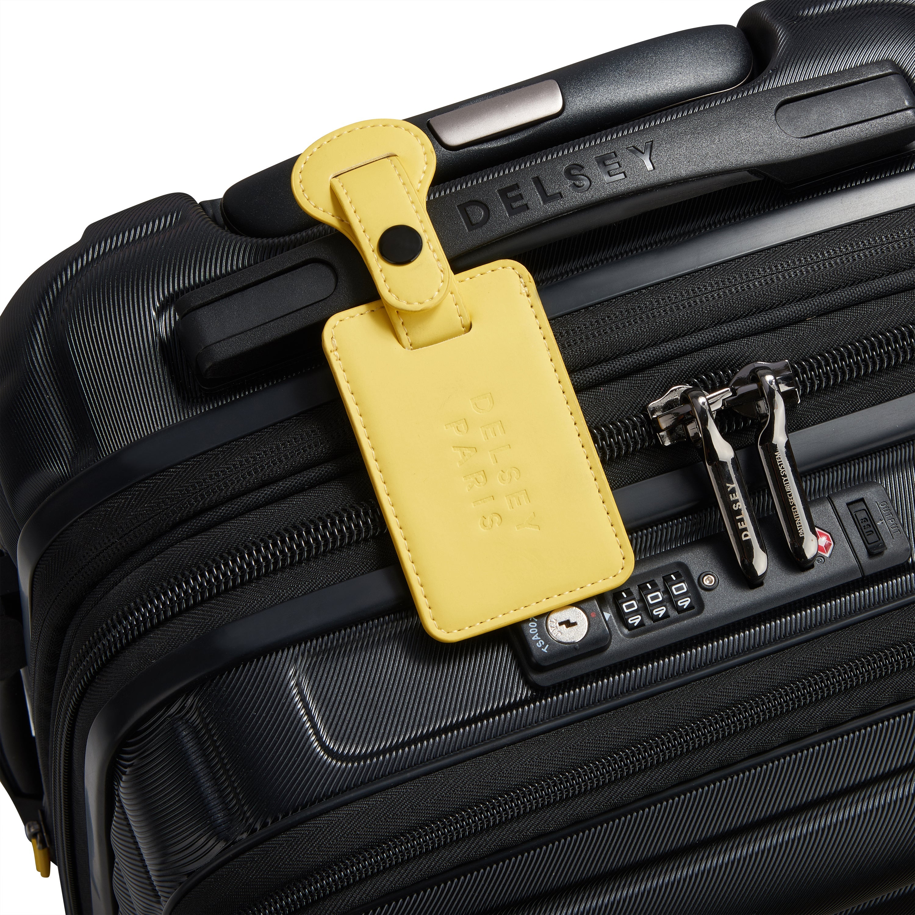TRAVEL ACCESSORIES| Porte Étiquette JAUNE LUMINEUX
