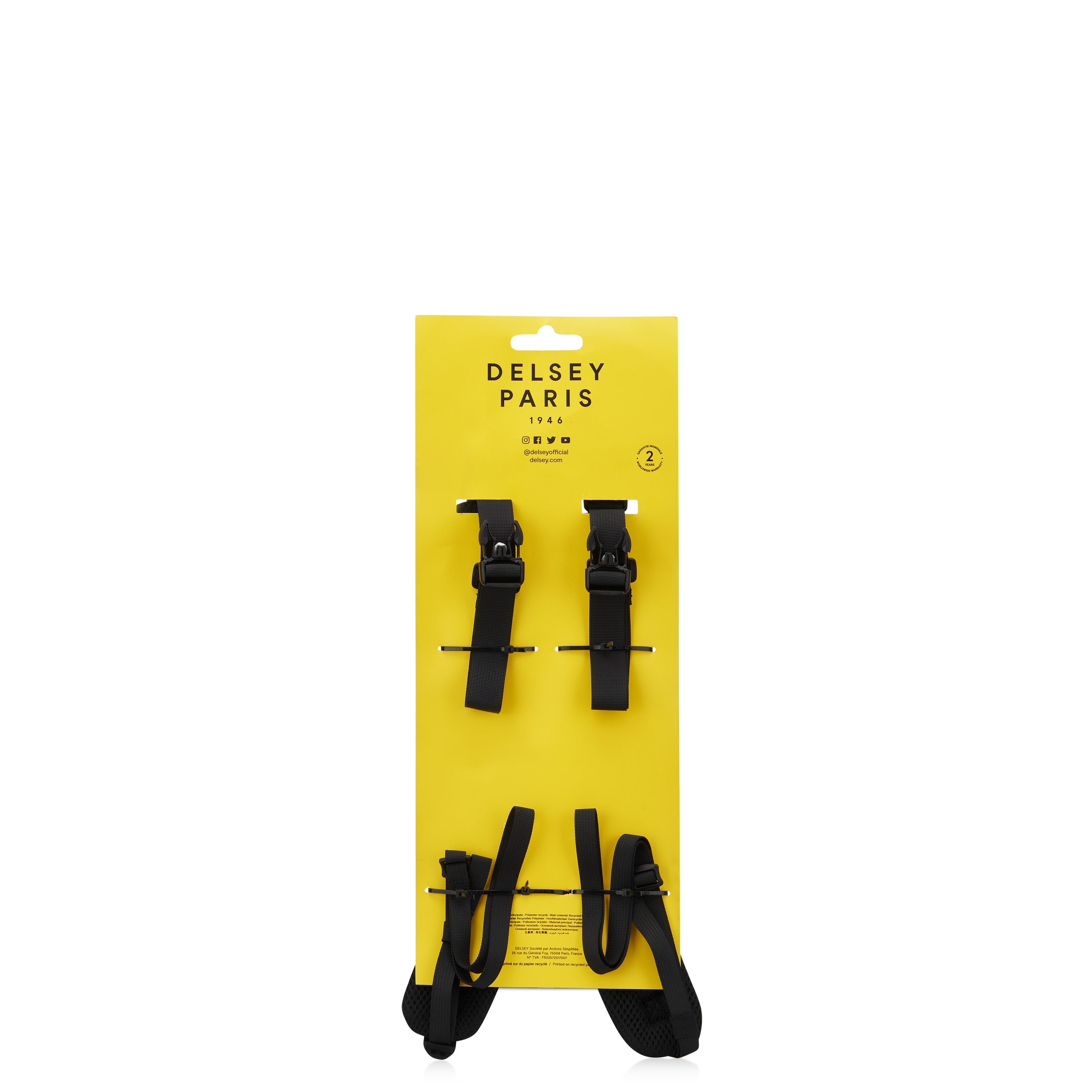 TRAVEL ACCESSORIES| Sangles de Portage Valise NOIR