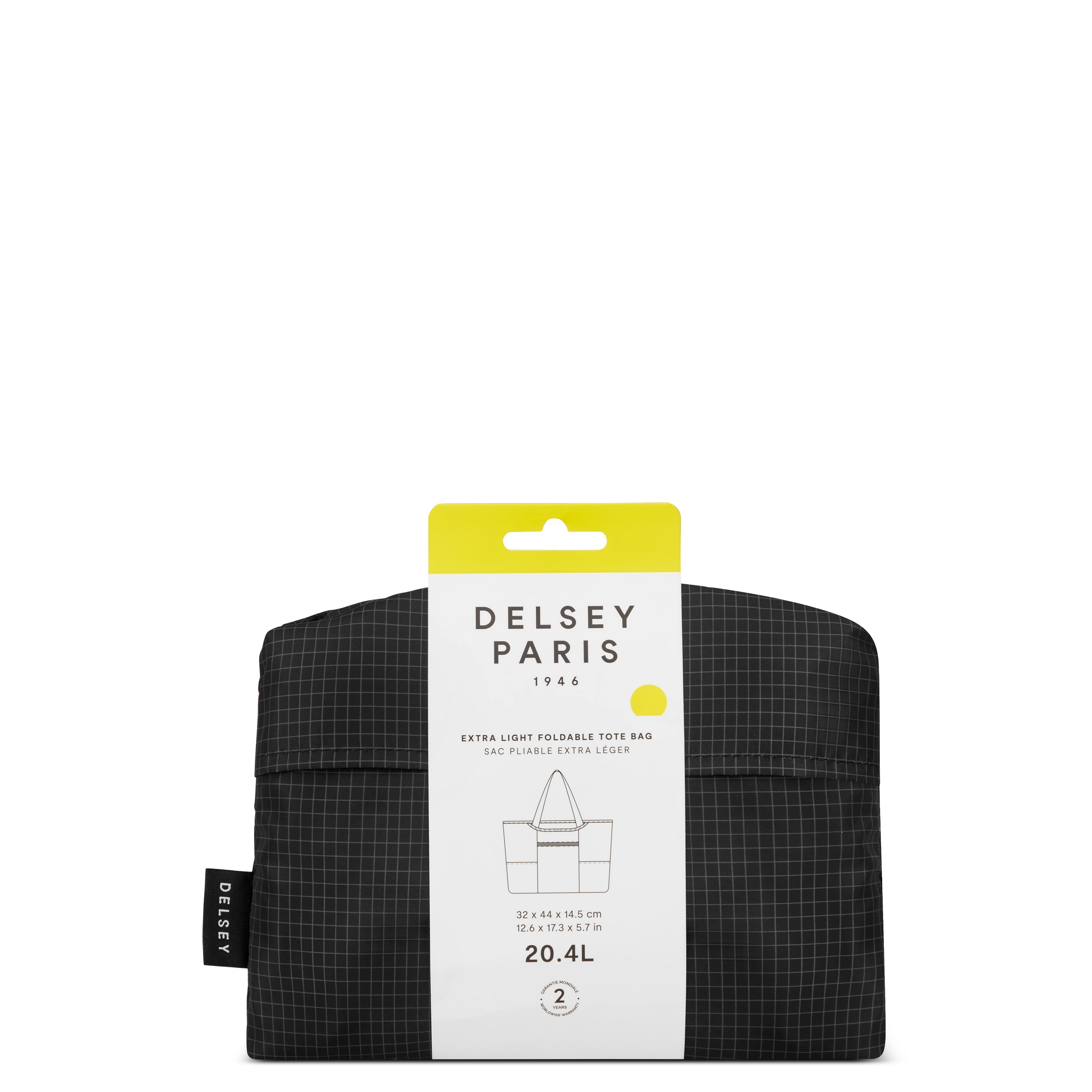 TRAVEL ACCESSORIES| Foldable Bag 44 CM BLACK