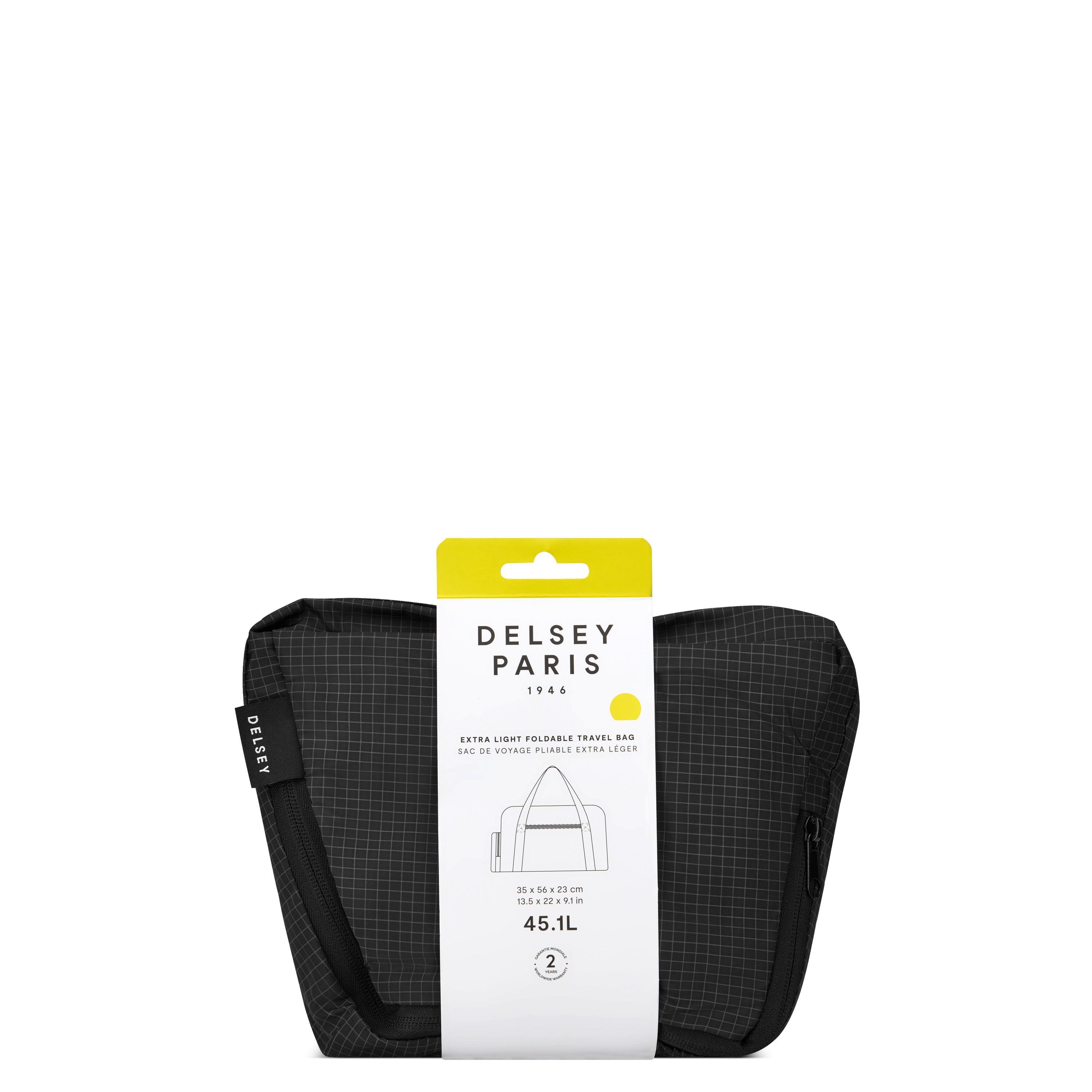 TRAVEL ACCESSORIES| Foldable Bag 56 CM BLACK