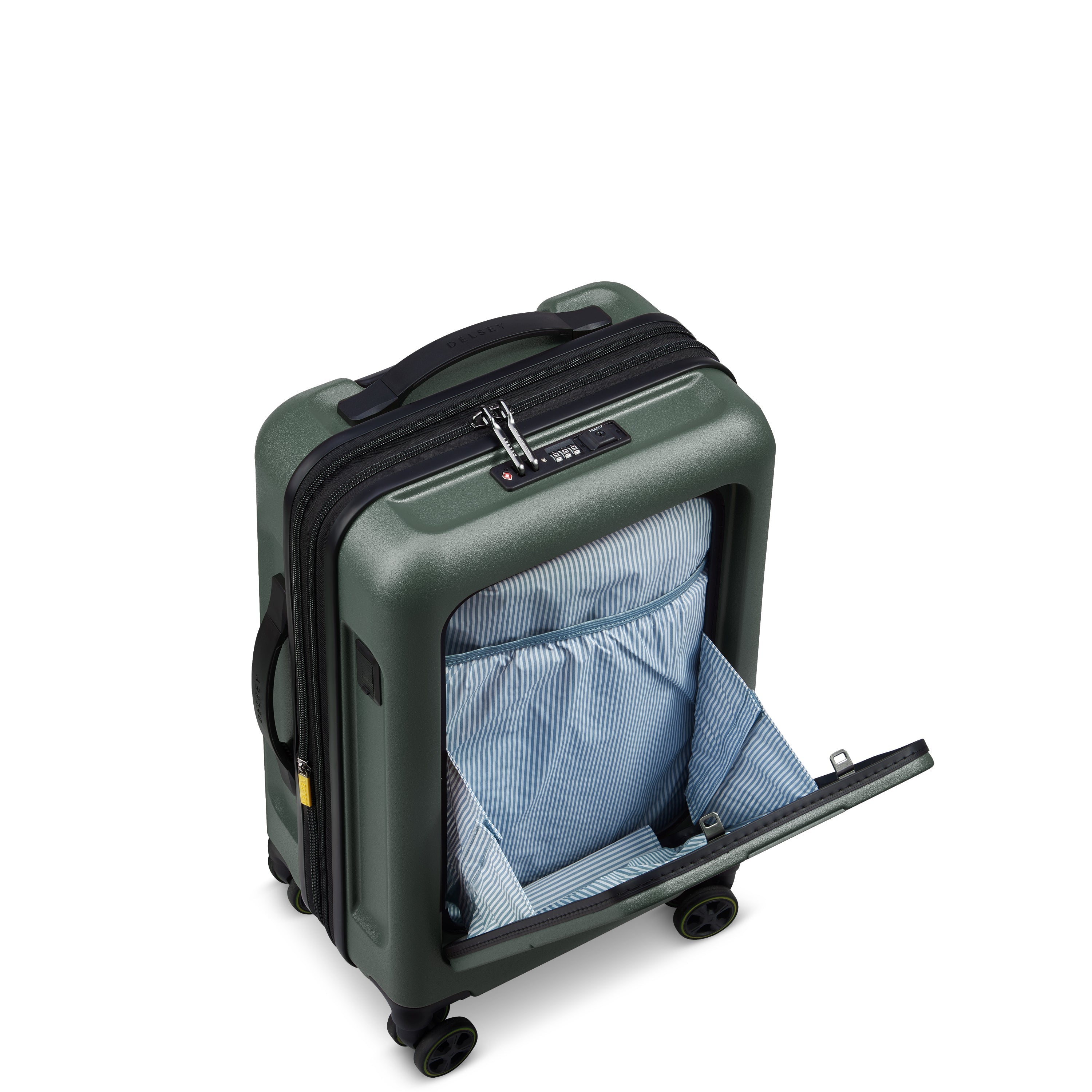 TURENNE 2.0| Suitcase Cabin Expandable 55 CM GREEN