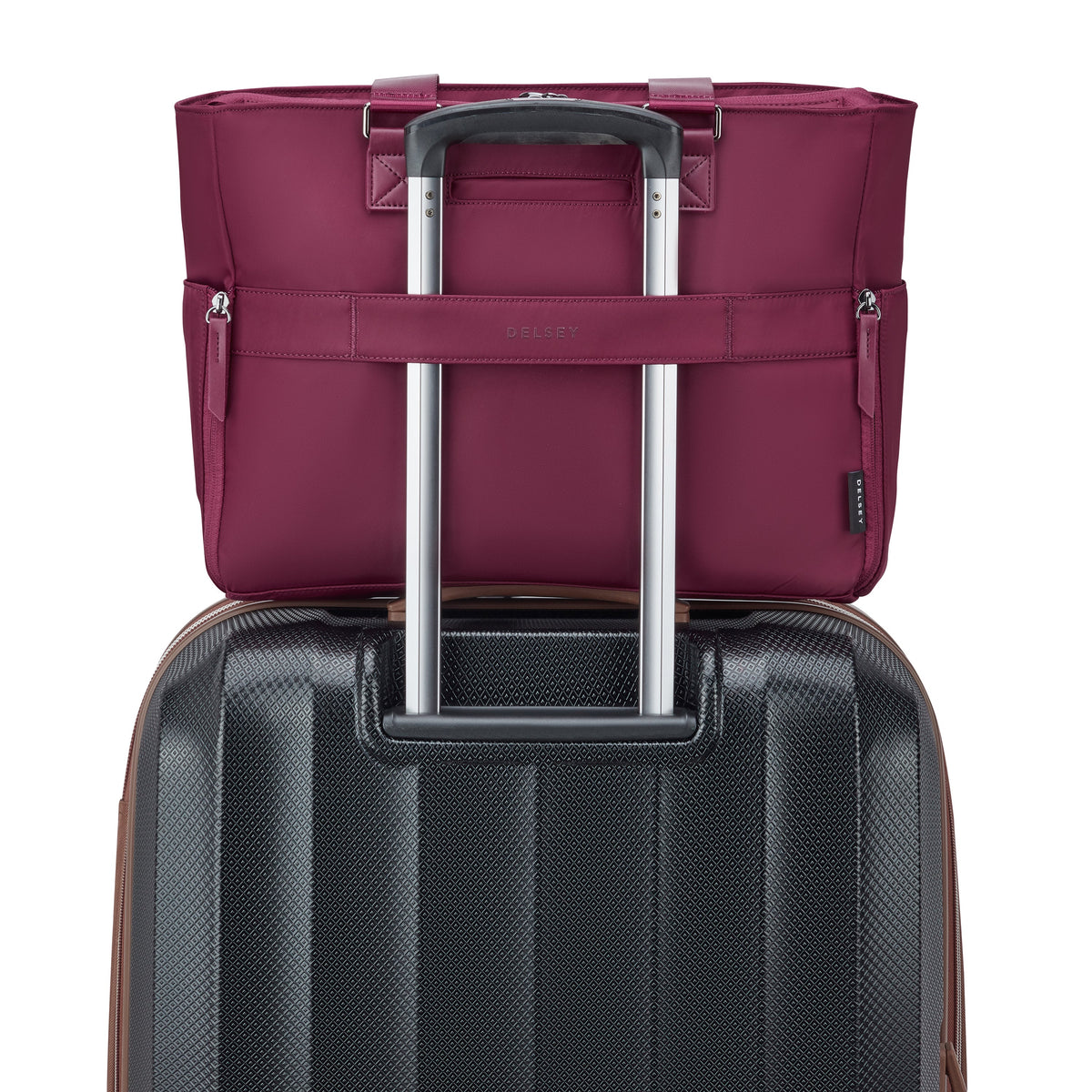 VICTOIRE | Shopper 45.5 CM BORDEAUX ROT