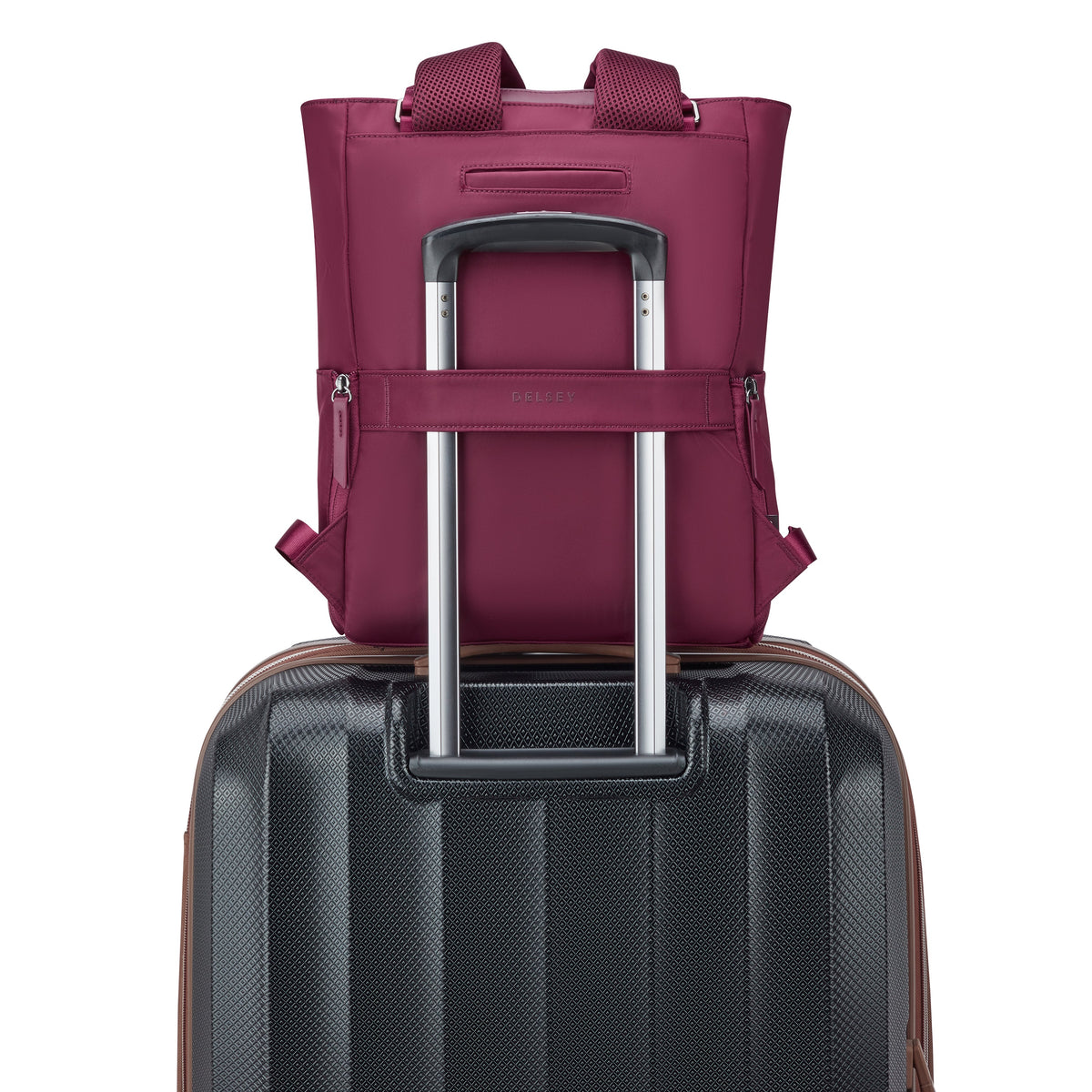 VICTOIRE | Tote Backpack 17 L BURGUNDY