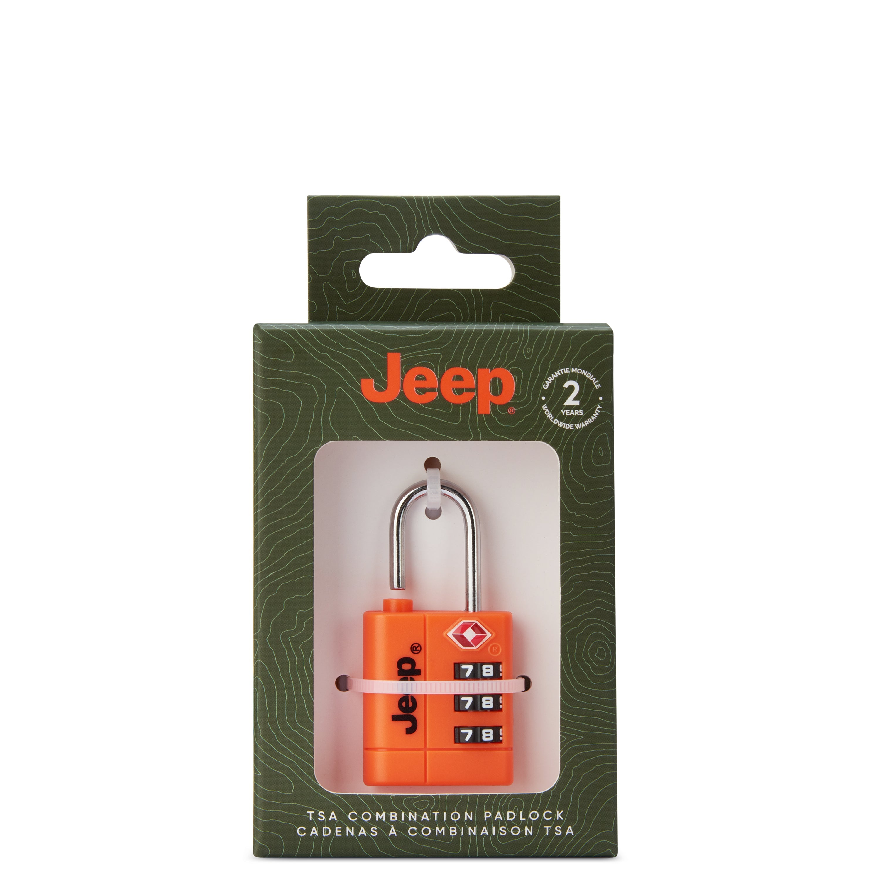 JA018C| Padlock ORANGE
